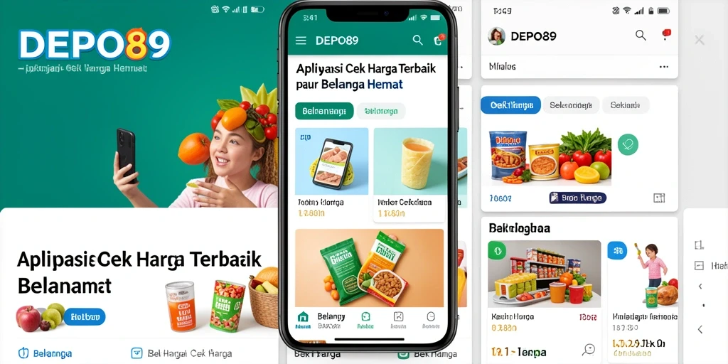 Antarmuka DEPO89 menampilkan fungsi Cek Harga yang mudah digunakan.