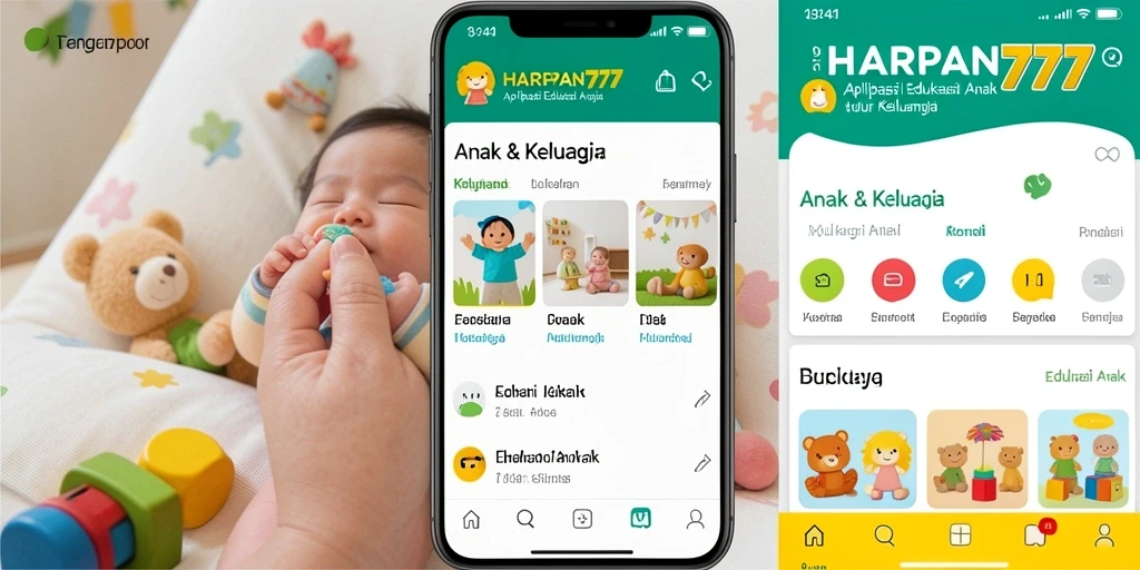 Tampilan antarmuka aplikasi Edukasi Anak yang interaktif dan menyenangkan.