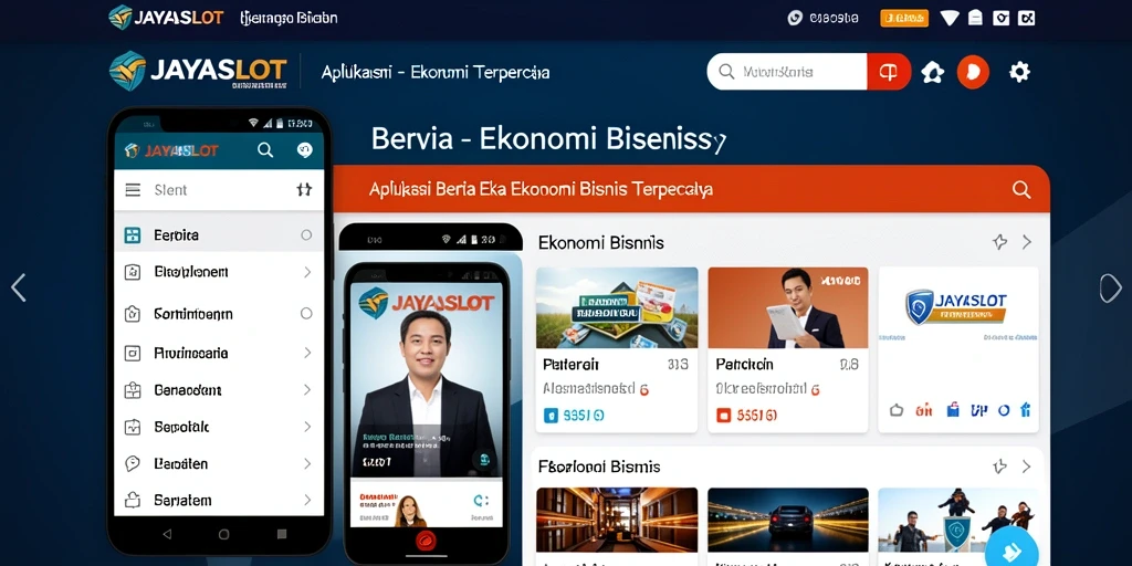 Tampilan antarmuka utama JAYASLOT dengan informasi ekonomi terbaru.