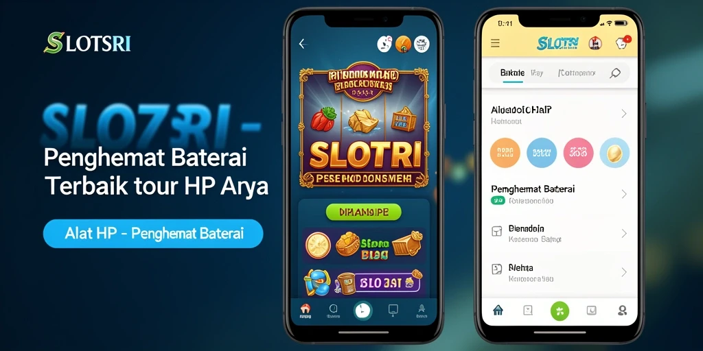 Tampilan antarmuka aplikasi SLOTSRI untuk penghematan baterai yang efektif.