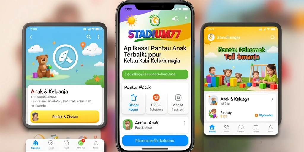 Tampilan antarmuka STADIUM77 yang sederhana dan informatif.
