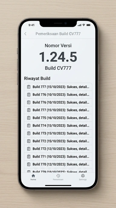 Riwayat Versi cv777 untuk Pengguna Android